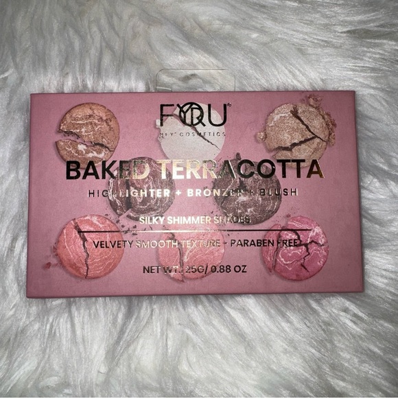 BFY Cosmetics Other - BFY For You Baked Terracotta Highlighter Bronzer Blush Palette - Silky Shimmer